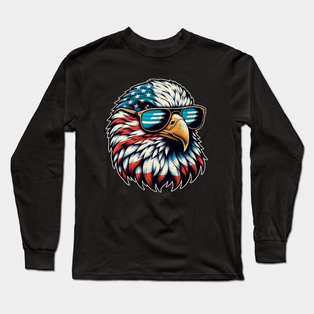 American Egale Long Sleeve T-Shirt by Odetee